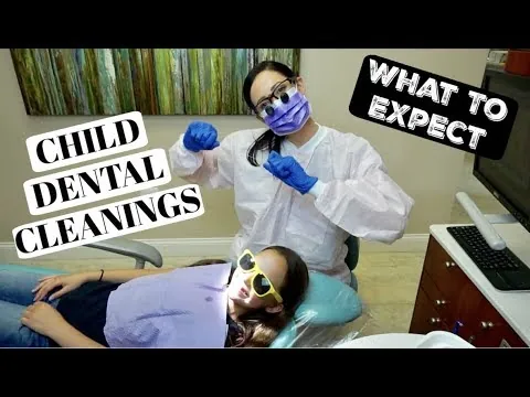 YouTube video player — Pediatric dental exam and cleaning