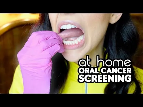 How to screen for oral cancer at home